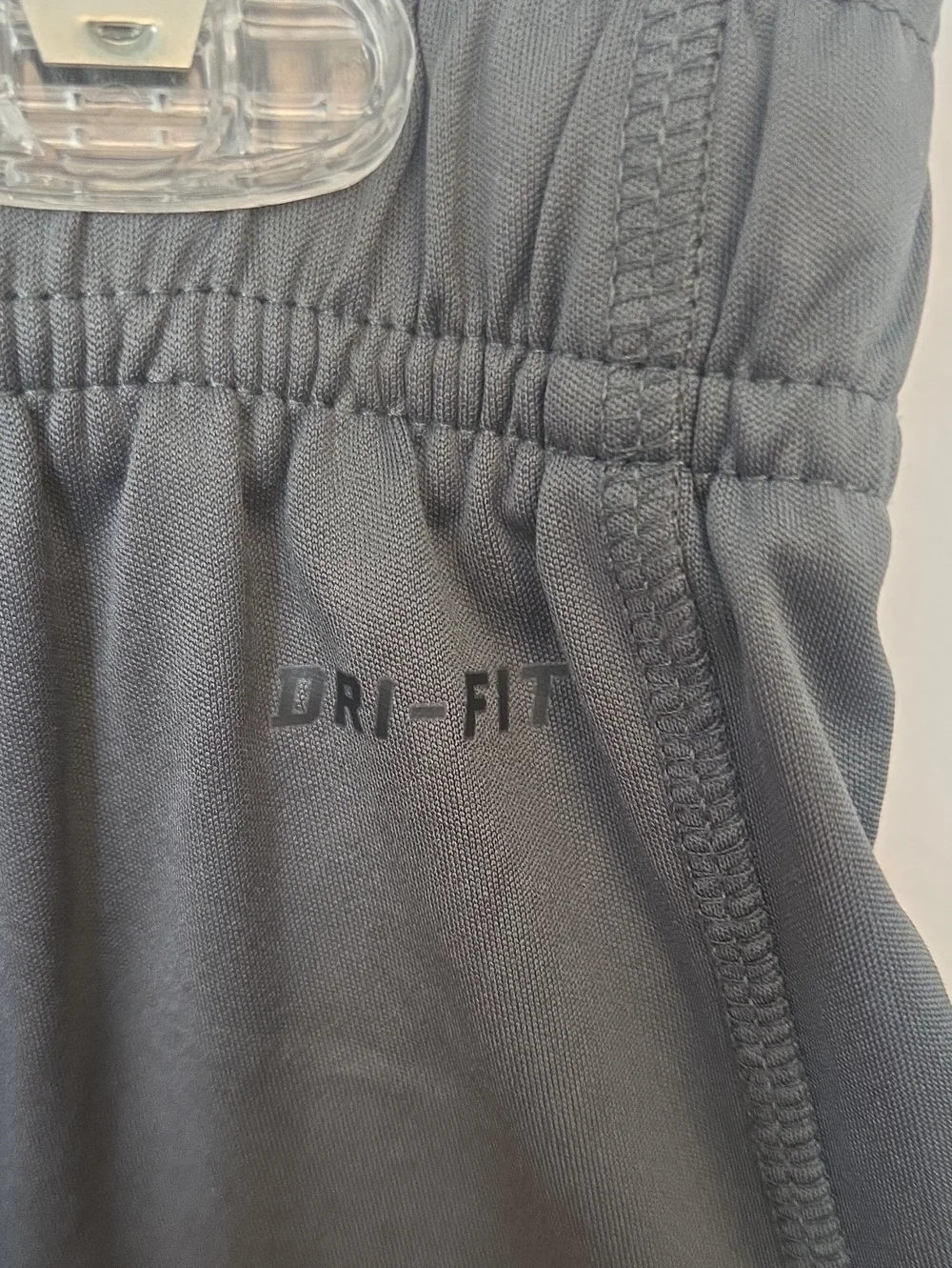 Boys Nike Dri Fit Long Shorts Size Medium Gray Blue Orange